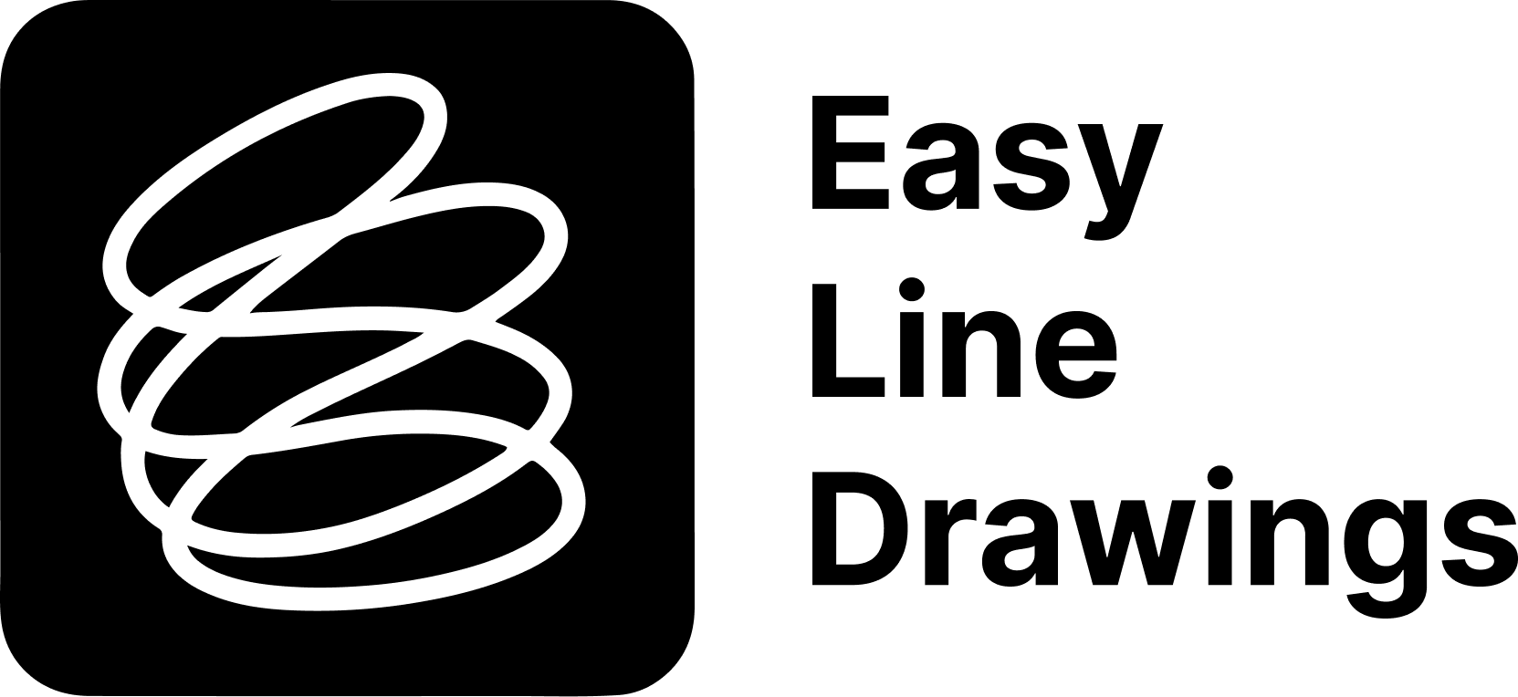 Easy line drawings logo
